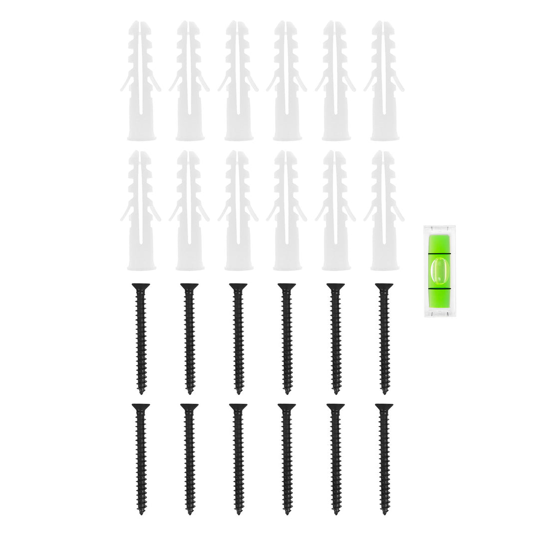 Maclean Wand-Werkzeughalter, aus Stahl, max. Belastbarkeit 136 kg, Breite 816 mm, MC-178