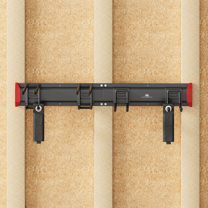 Maclean Wand-Werkzeughalter, aus Stahl, max. Belastbarkeit 136 kg, Breite 816 mm, MC-178
