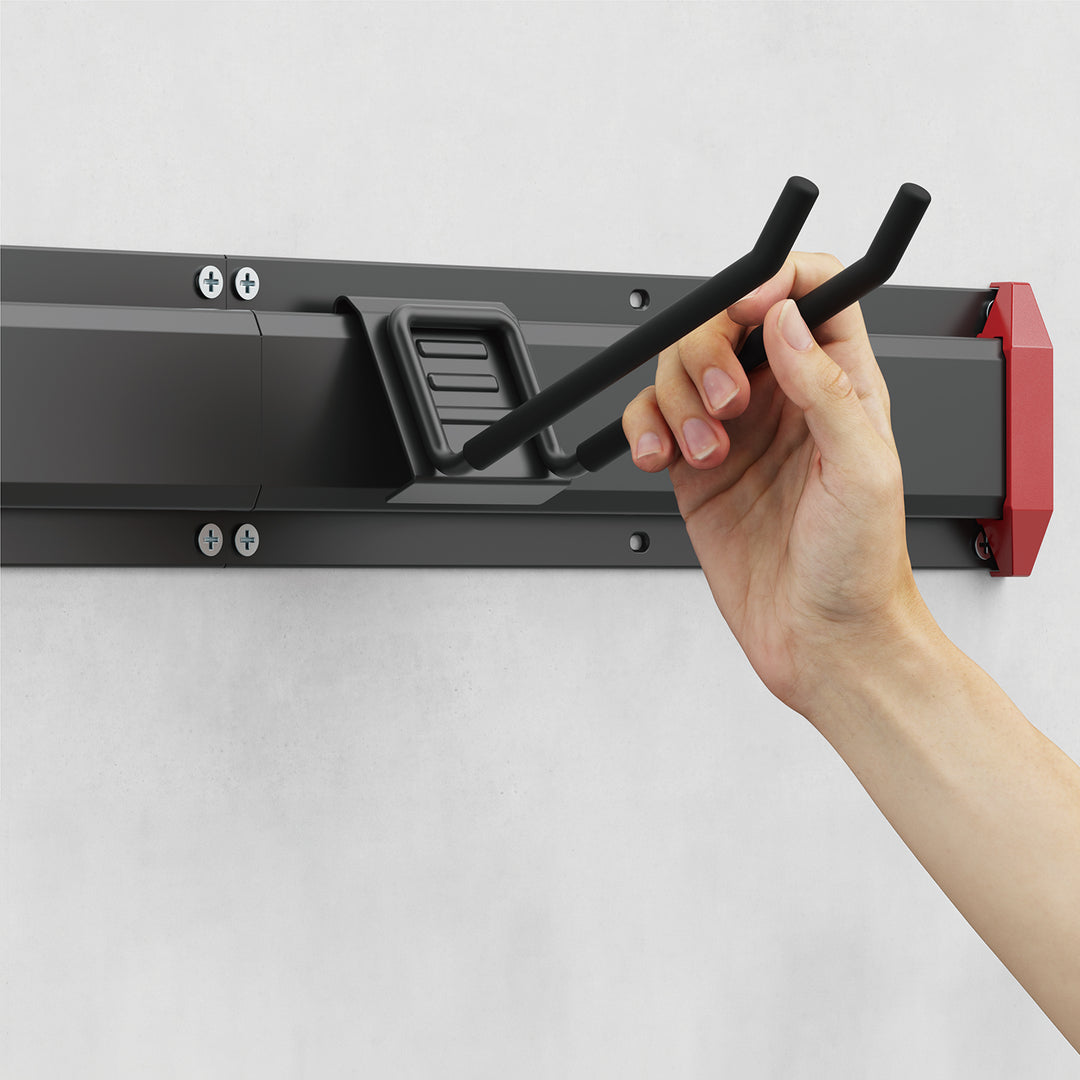 Maclean Wand-Werkzeughalter, aus Stahl, max. Belastbarkeit 136 kg, Breite 816 mm, MC-178