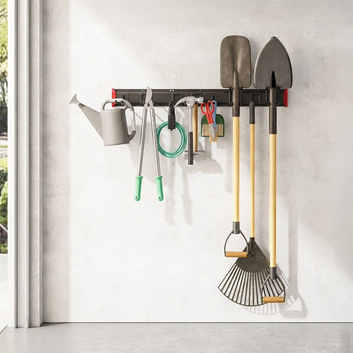 Maclean Wand-Werkzeughalter, aus Stahl, max. Tragkraft 228 kg, Breite 1222 mm, MC-179