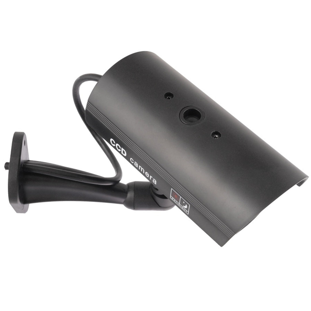 Kamera-Attrappe IR9000 B IR LED schwarzes Blinklicht, 2 Stück
