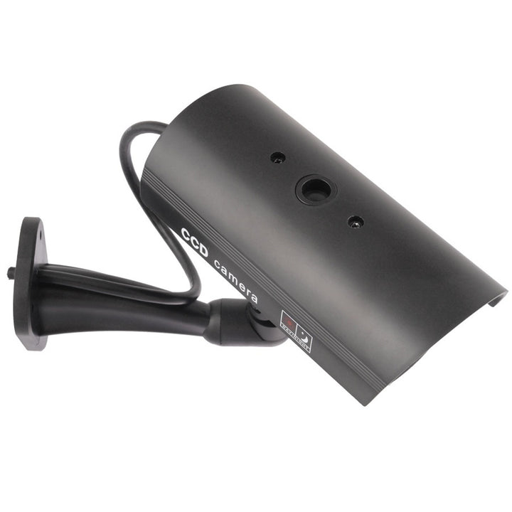 Kamera-Attrappe IR9000 B IR LED schwarzes Blinklicht, 2 Stück