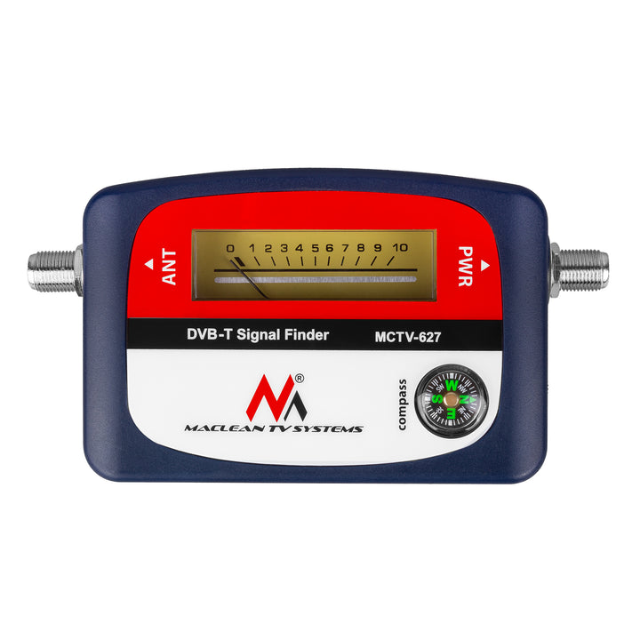Maclean DVB-T TV-Messgerät, Koffer, Kabel 25 cm F-F, MCTV-627 + 10x AA Varta Industrial Batterien