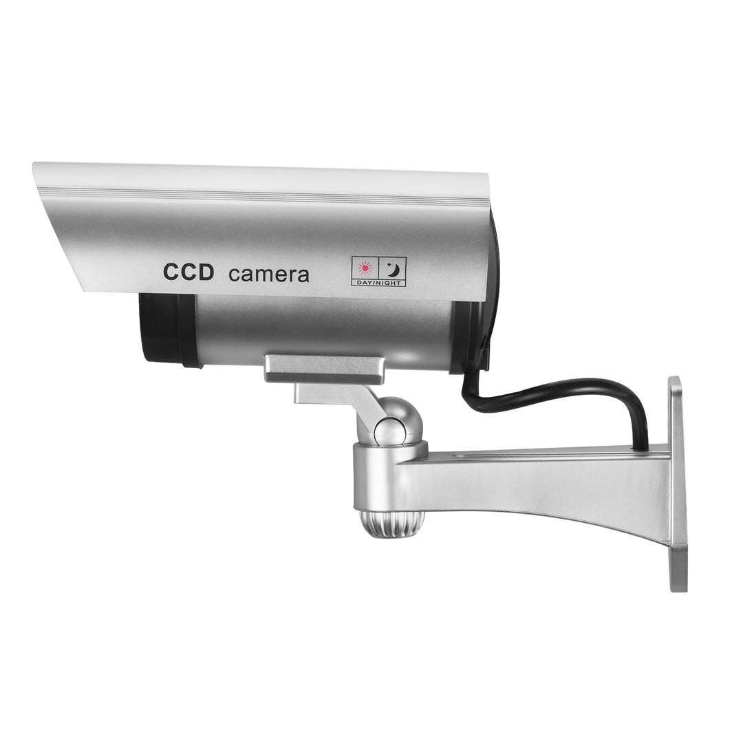 Kamera-Attrappe mit blinkender LED IR1100 S IR extern + 2x Varta Industrial AA Batterien