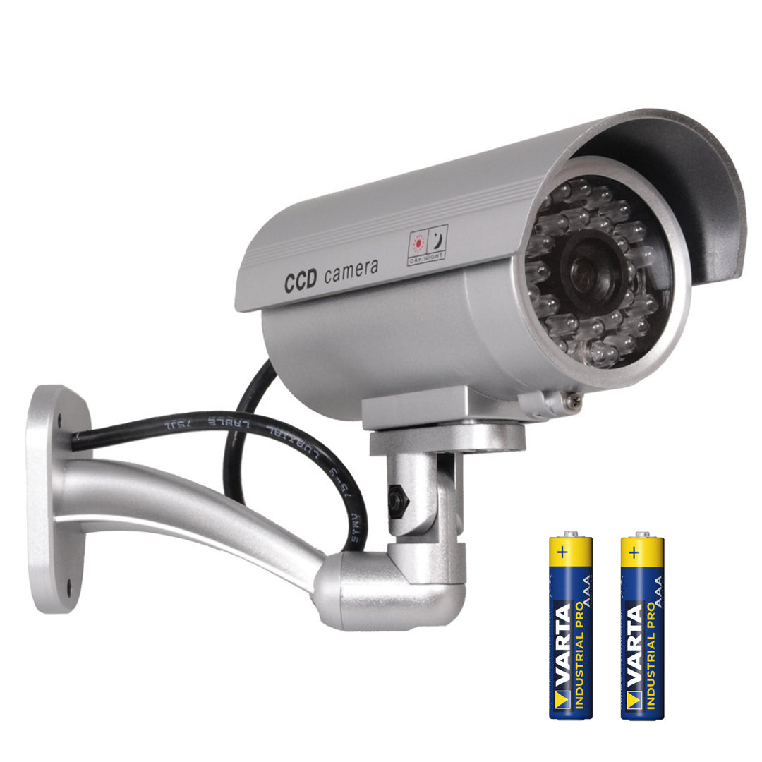 IR9000 S IR LED silber + 2x AAA Batterien Varta Industrial