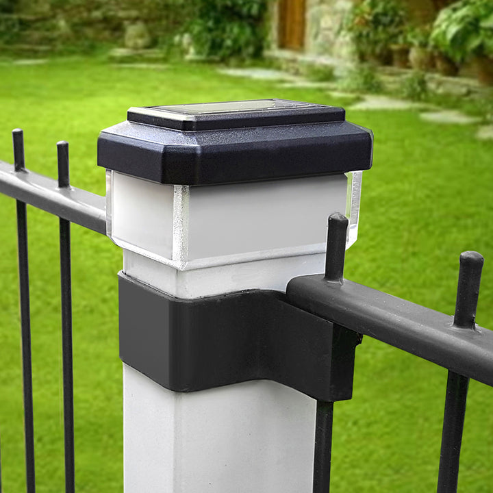 GreenBlue LED-Solarlampe für Pfosten, 100 x 100 mm, Briefumschlag-Abdeckung, 3200 K, GB128 WW