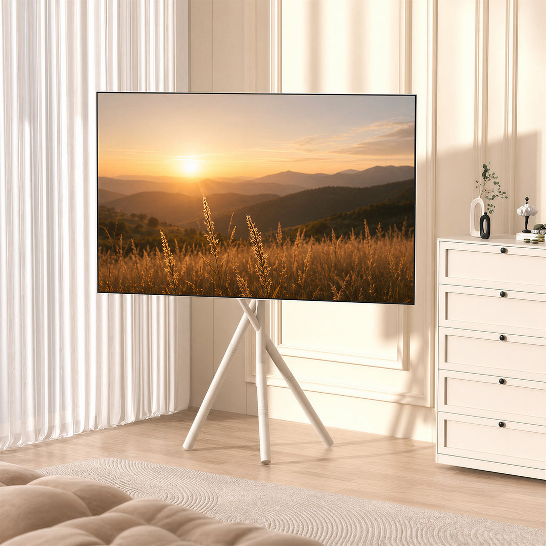 Maclean TV-Halterung / Bodenständer, 37–80", max. VESA 600×400, max. 60 kg, MC-182 W