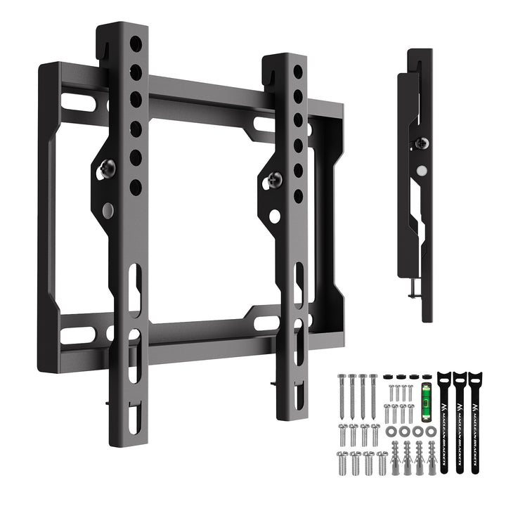 Maclean TV-Halterung/Aufhängung, max. VESA 200x200, 13–43", bis zu 45 kg, schwarz, Neigungsverstellung 0°–8°, MC-186