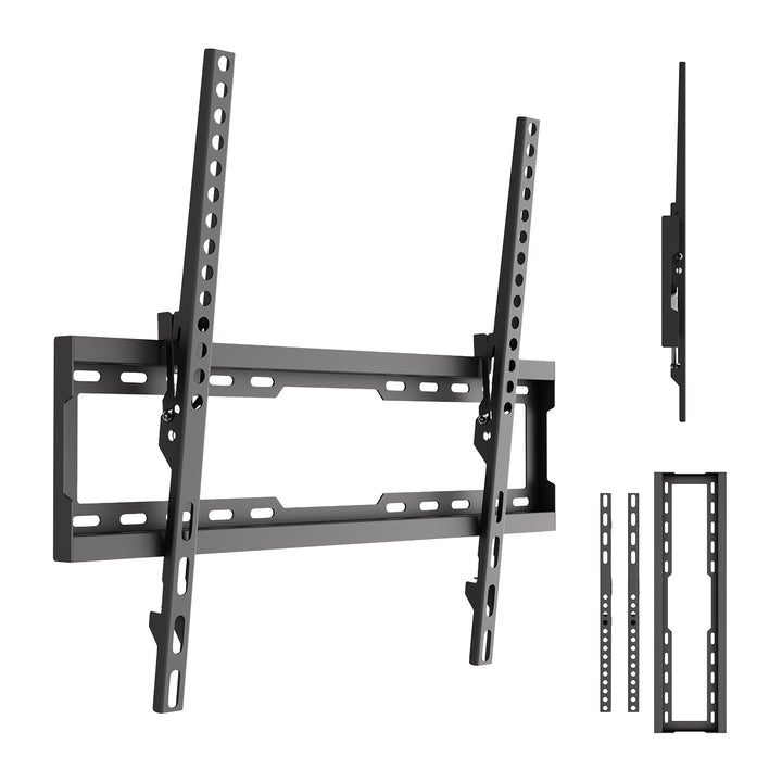 Maclean TV-Halterung/Aufhängung, max. VESA 600x400, 37–86", bis zu 45 kg, schwarz, Neigungsverstellung 0°–8°, MC-188