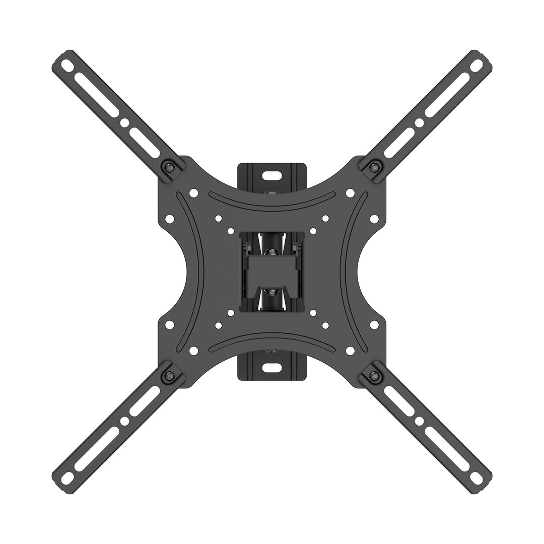 Maclean TV-Halterung/Aufhängung, max. VESA 400x400, 32–55", bis zu 25 kg, schwarz, Neigungsverstellung 0°–-15° und Schwenkverstellung +90°–-90°, MC-190