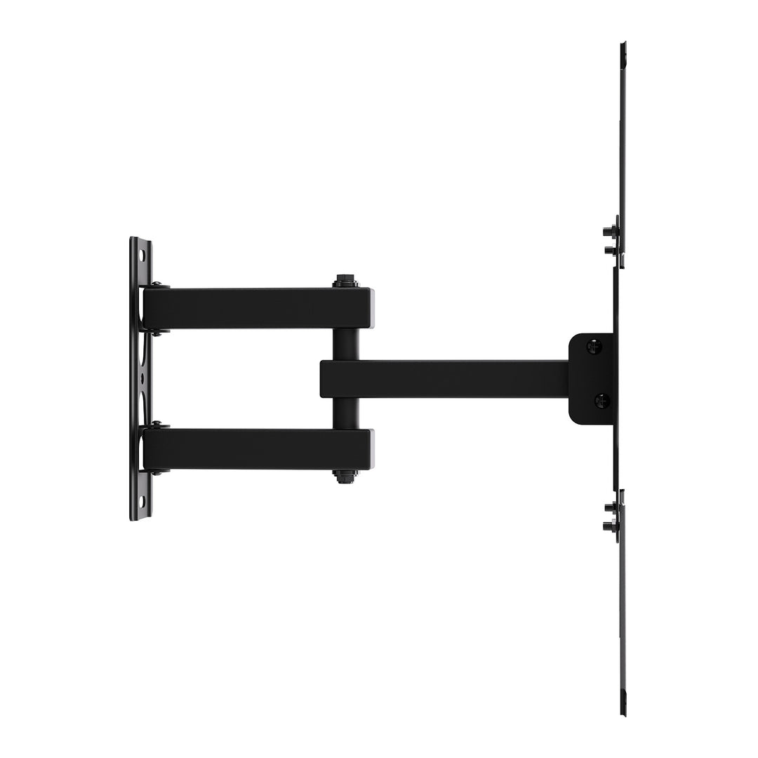 Maclean TV-Halterung/Aufhängung, max. VESA 400x400, 32–55", bis zu 25 kg, schwarz, Neigungsverstellung 0°–-15° und Schwenkverstellung +90°–-90°, MC-190