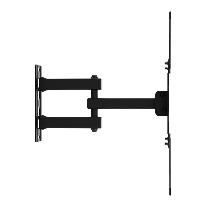 Maclean TV-Halterung/Aufhängung, max. VESA 400x400, 32–55", bis zu 25 kg, schwarz, Neigungsverstellung 0°–-15° und Schwenkverstellung +90°–-90°, MC-190
