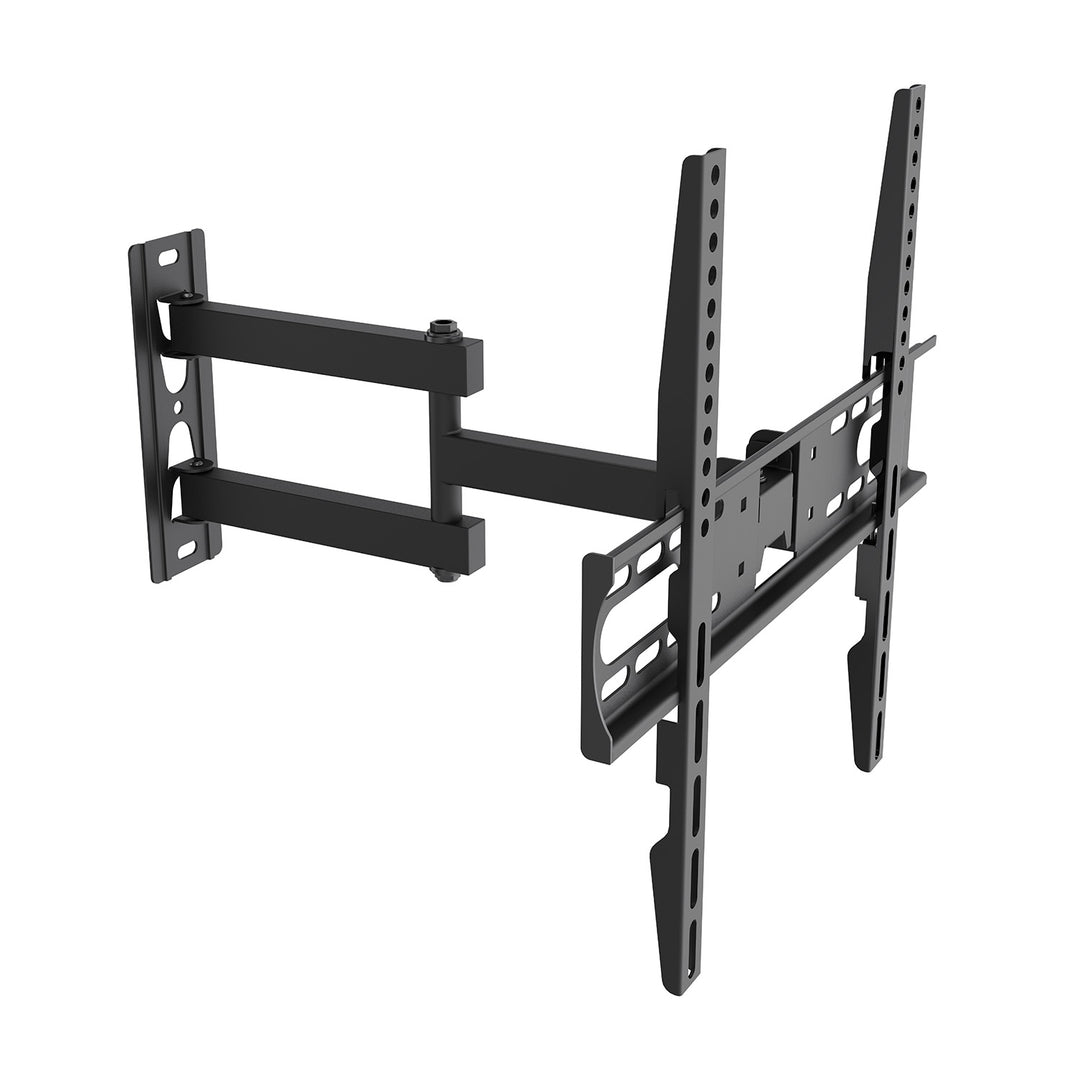 Maclean TV-Halterung/Aufhängung, max. VESA 400x400, 32–55", bis zu 30 kg, schwarz, Neigungsverstellung +2° bis -10° und Schwenkverstellung +90° bis -90°, MC-191