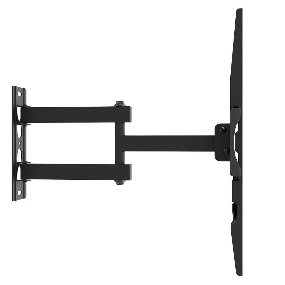 Maclean TV-Halterung/Aufhängung, max. VESA 400x400, 32–55", bis zu 30 kg, schwarz, Neigungsverstellung +2° bis -10° und Schwenkverstellung +90° bis -90°, MC-191