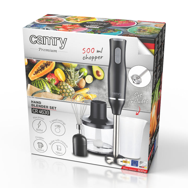 Camry Stabmixer, 800 W, 2 Geschwindigkeiten, Quirl, CR 4630