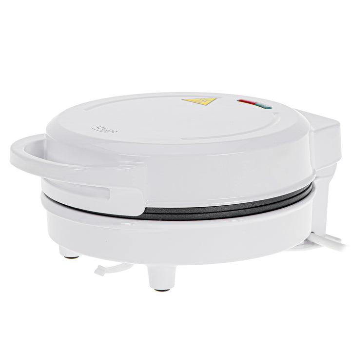 Krapfenmaschine Adler, für 7 Krapfen, Antihaftbeschichtung, weiß, 1500W, AD 3075