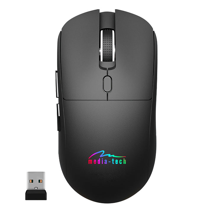 Kabellose 2-in-1-Maus (BT/RF), leise und aufladbar MT1124, Media-Tech