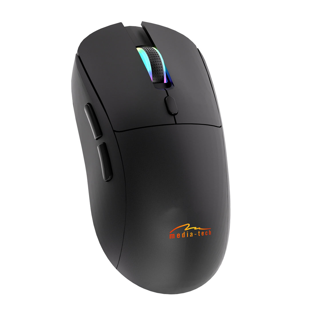 Kabellose 2-in-1-Maus (BT/RF), leise und aufladbar MT1124, Media-Tech