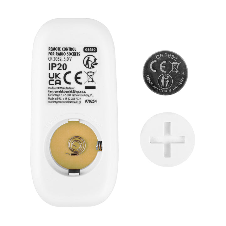GreenBlue Fernbedienbare Steckdosen, 3 Stück, programmierbar, Reichweite bis zu 30 m, 220–240 V AC, 50/60 Hz, 16 A, 433 MHz, GB313 F