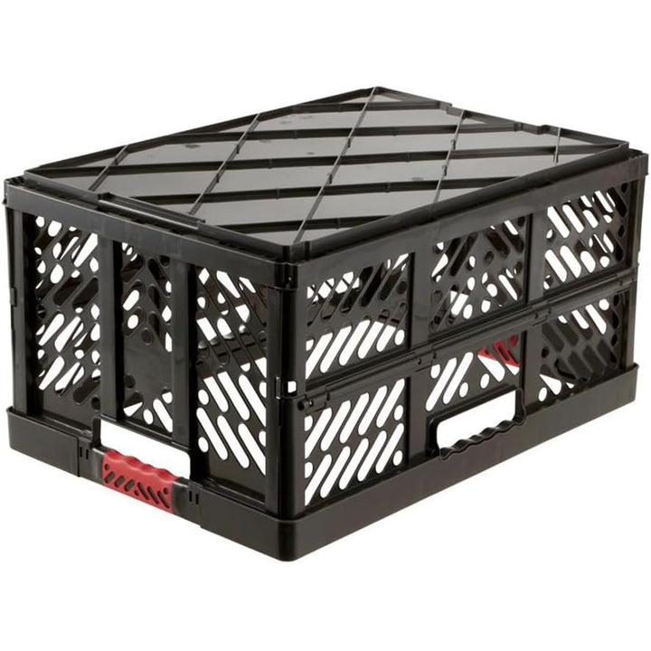 Ben Keeeper Kunststoff-Klappkorb, 45L, graphit, Tragfähigkeit bis 50kg, Softgrip-Griffe, GS-Zertifikat und TÜV-Prüfung, lebensmittelecht