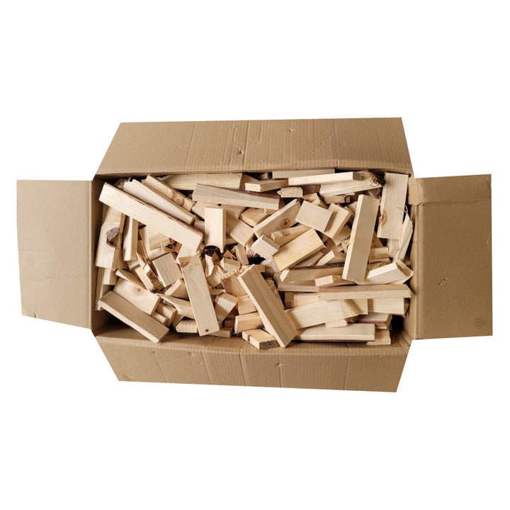 Fichte Anzündholz trocken 25kg für Kamin Grill Kocher