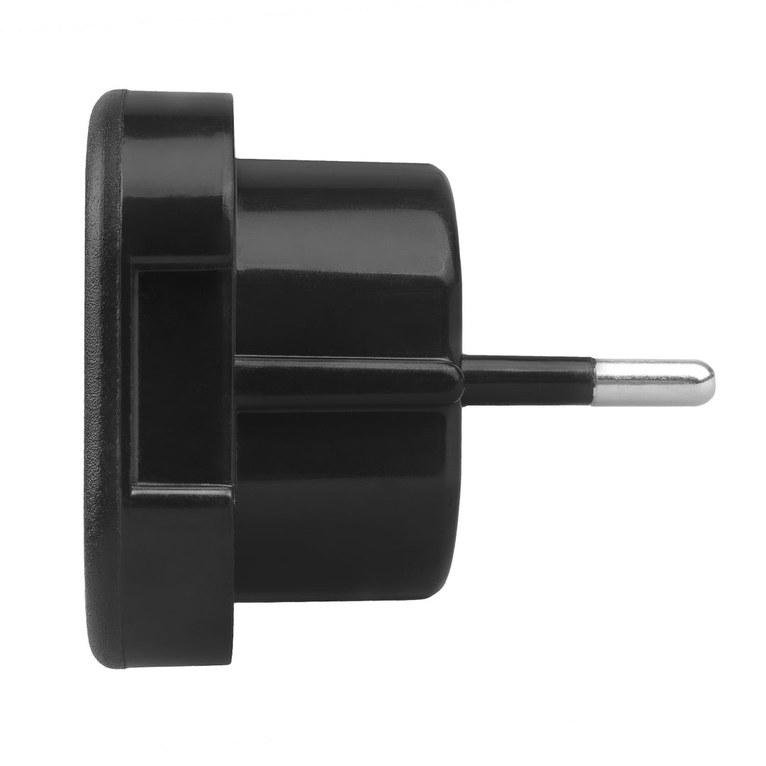Maclean UK-Steckdose auf EU-Stecker-Adapter, schwarz, MCE72, 2 Stück