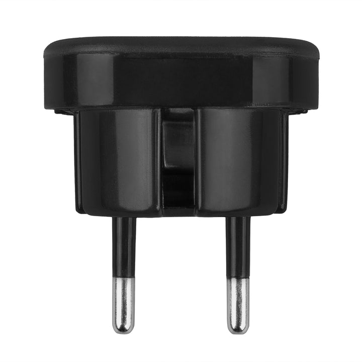 Maclean UK-Steckdose auf EU-Stecker-Adapter, schwarz, MCE72, 2 Stück