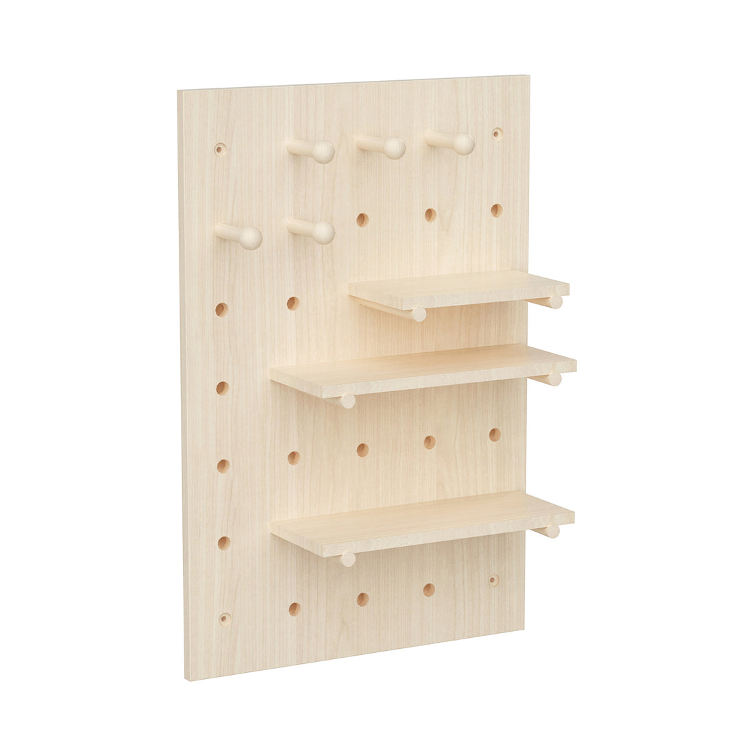 Maclean Whiteboard-Organizer aus Holz, helle Holzfarbe, 40x60cm, max. 20kg, MC-130 WD, 2 Stück