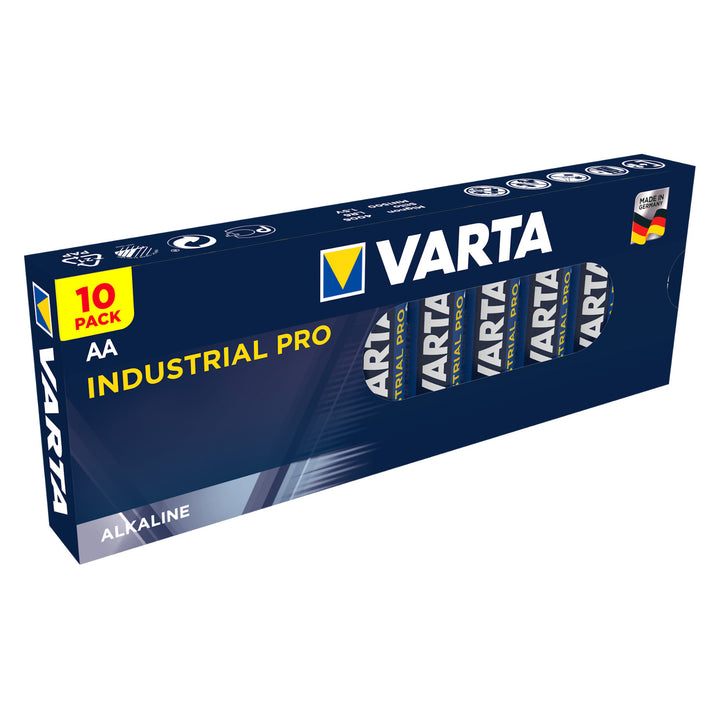 30x R-06 LR6 AA 1,5V Alkalibatterie Varta Industrial 4006