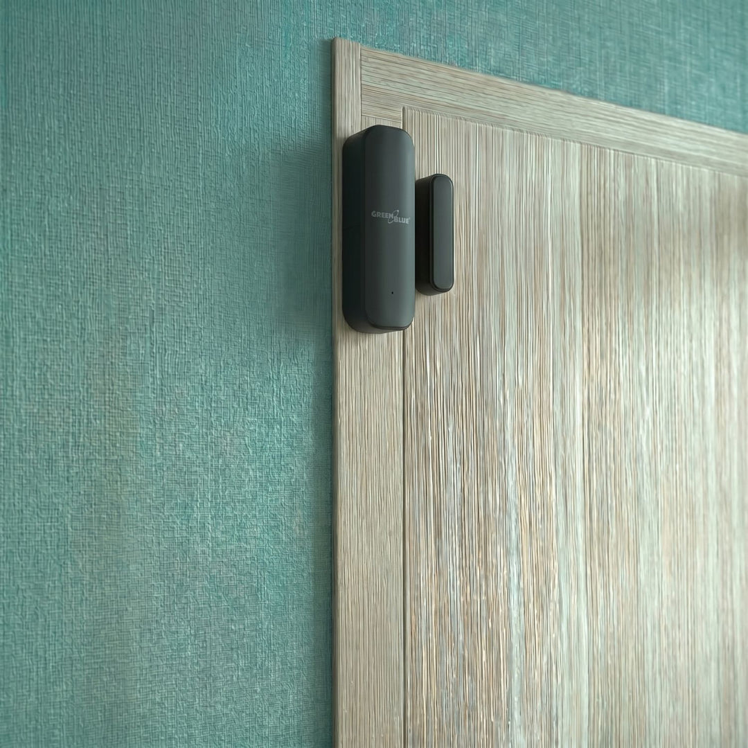 Drahtloser Reed-Schalter / WLAN-Öffnungssensor von GreenBlue, Android/iOS, für Türen / Fenster, 3,0 V DC, LR03x2, GB479 B