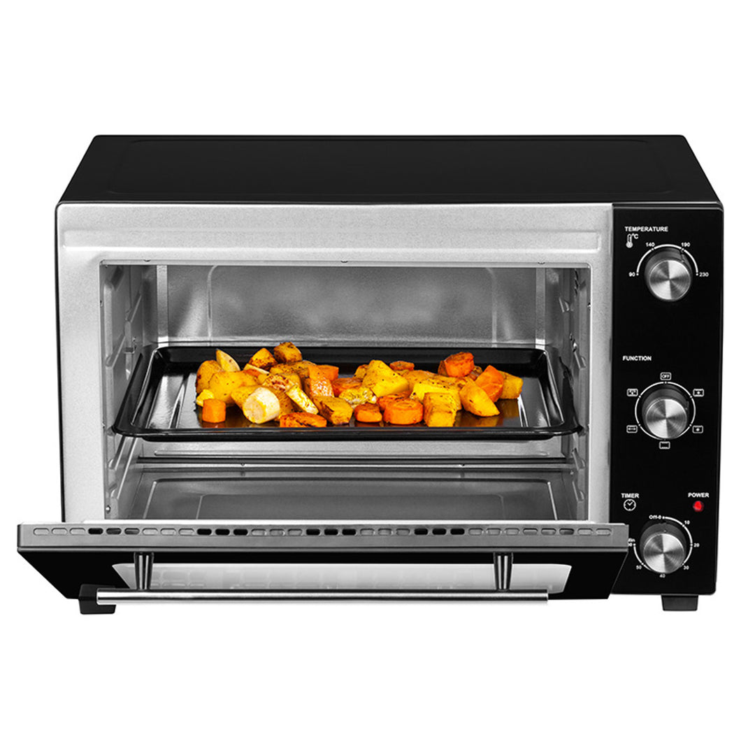 Elektrobackofen Lafe, Fassungsvermögen 48 l, Leistung 1800 W, Heißluft, HeatMaster