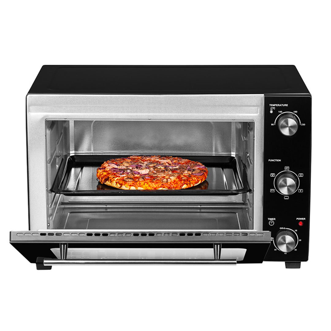 Elektrobackofen Lafe, Fassungsvermögen 48 l, Leistung 1800 W, Heißluft, HeatMaster