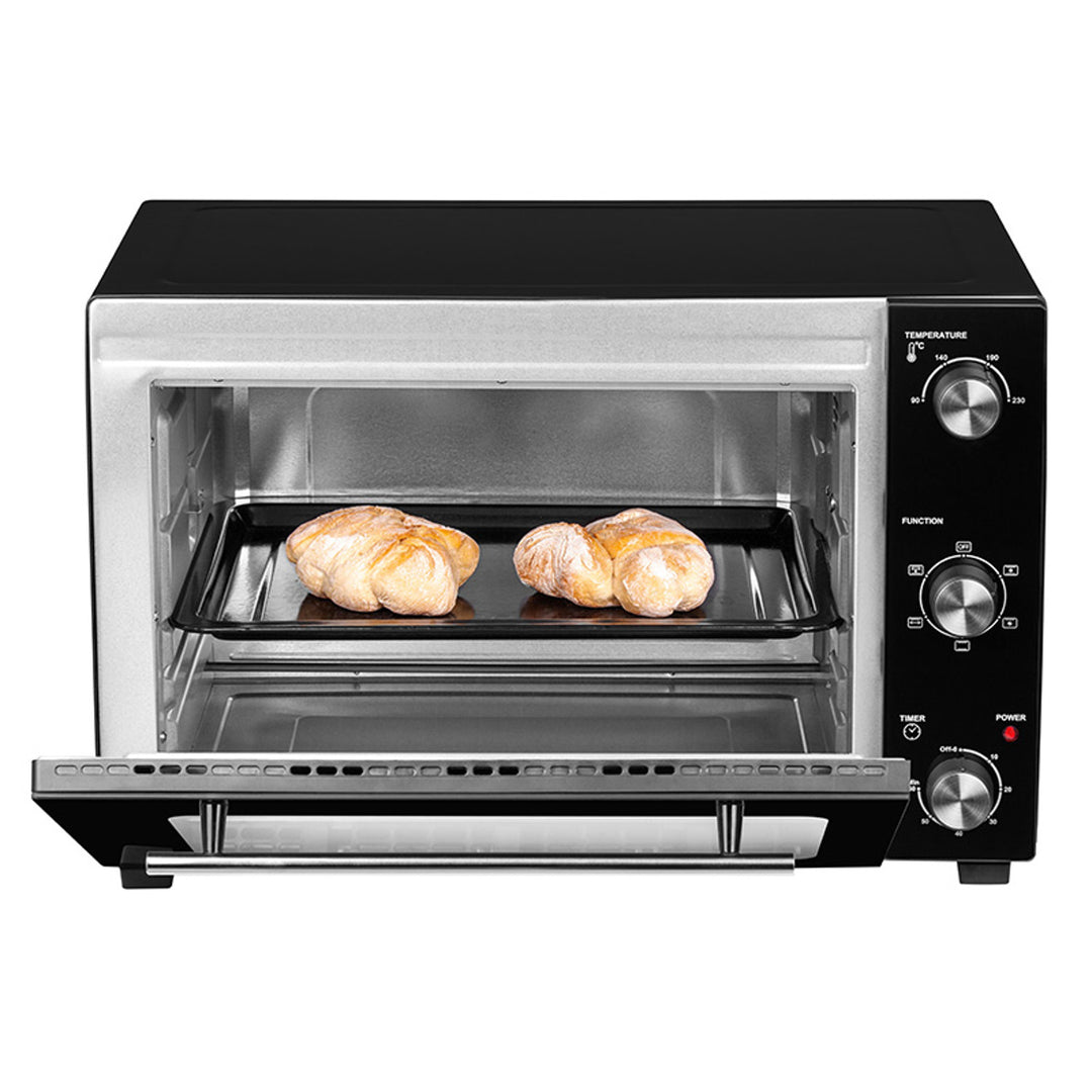 Elektrobackofen Lafe, Fassungsvermögen 48 l, Leistung 1800 W, Heißluft, HeatMaster