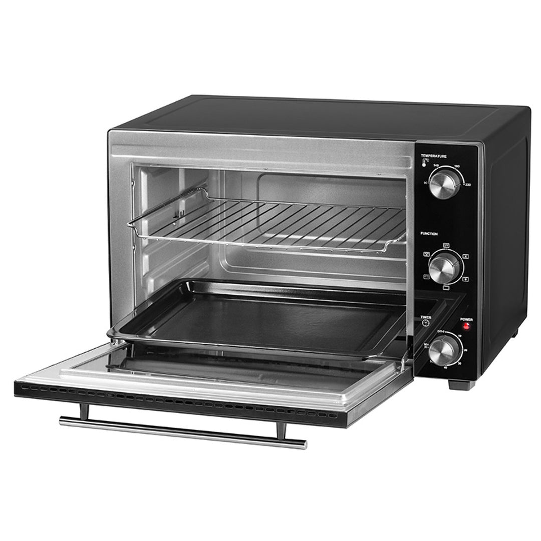 Elektrobackofen Lafe, Fassungsvermögen 48 l, Leistung 1800 W, Heißluft, HeatMaster
