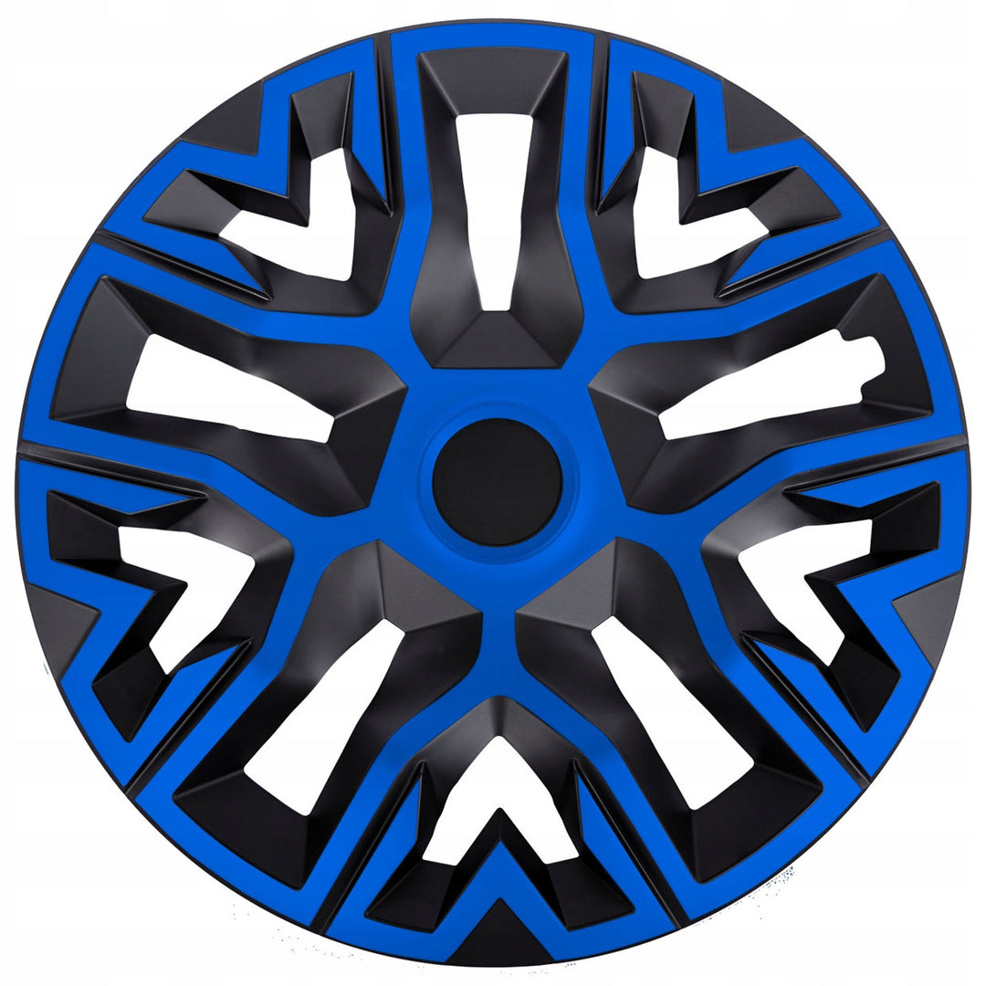 Universal-Radkappen 14'' NRM The Best Bicolor blau-schwarz 4 Stück