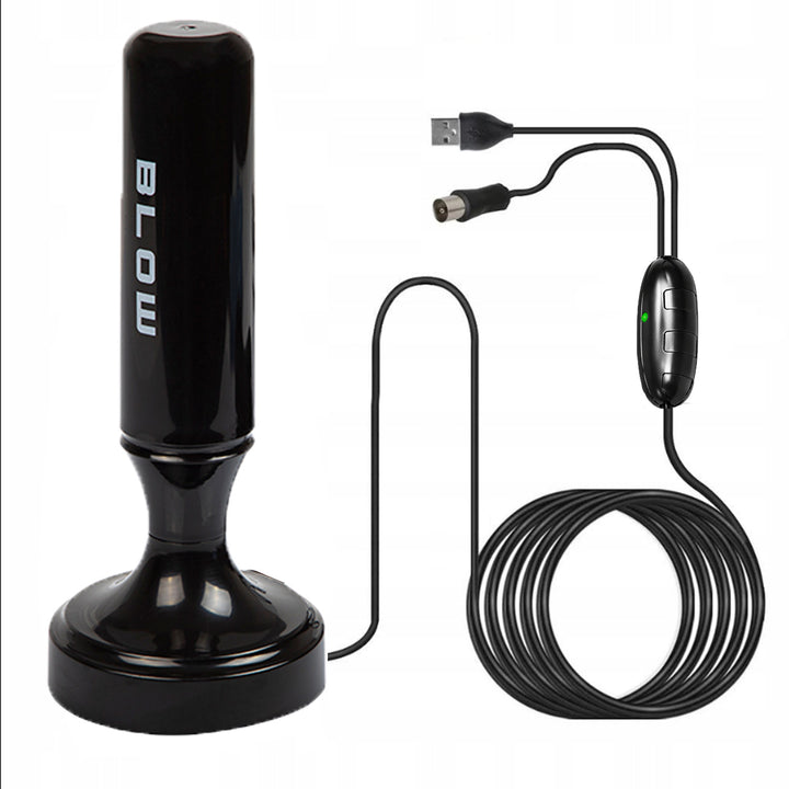 DVB-T-Antenne Blow, aktiv, intern, Verstärkung 28 dB, integrierter LTE-Filter, Empfang im Frequenzbereich 168–790 MHz, 21-040#