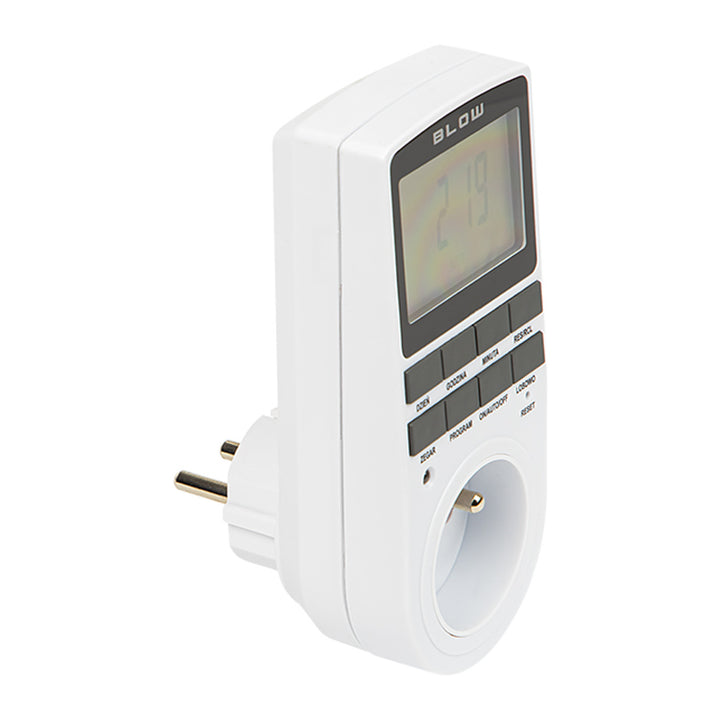 Digitaler Zeitschaltuhr-Programmierer Blow, LCD-Display, Genauigkeit +/- 1 Minute pro Monat, 16 verschiedene Betriebskombinationen, 72-016#