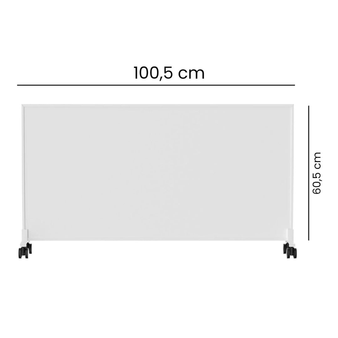 Cronos Infrarot-Heizkörper, 800 W, ideal für Allergiker, matte Oberfläche, ultradünn, eingebauter Thermostat und Fernbedienung per Smartphone oder Fernbedienung, Carbon P800 TWP