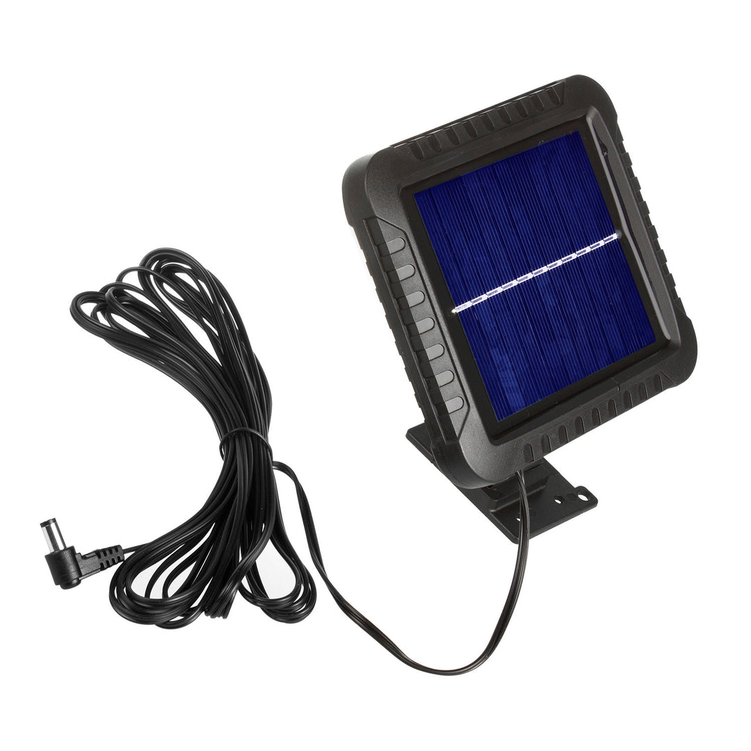 Solar-LED-Flutlicht mit Bewegungssensor Maclean, IP44, 5 W, 400 lm, 6000 K, Lithium-Akku 1300 mAh, 5,5 V DC MCE438, 4 Stück