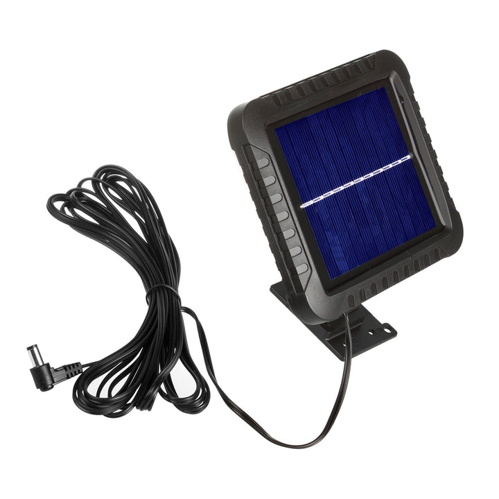 Solar-LED-Flutlicht mit Bewegungssensor Maclean, IP44, 5 W, 400 lm, 6000 K, Lithium-Akku 1300 mAh, 5,5 V DC MCE438, 4 Stück