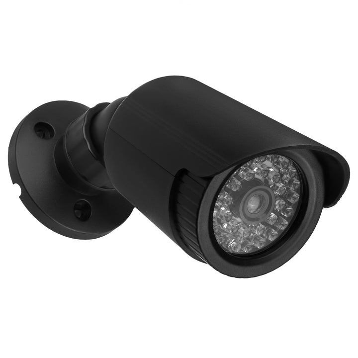 Attrappe einer Röhrenkamera, IR-LEDs, schwarz, Stromversorgung 2xAA (im Lieferumfang enthalten), ABS, IR1800 B