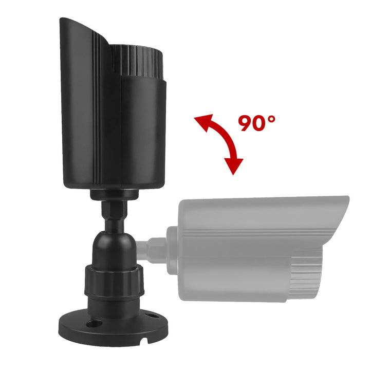 Attrappe einer Röhrenkamera, IR-LEDs, schwarz, Stromversorgung 2xAA (im Lieferumfang enthalten), ABS, IR1800 B