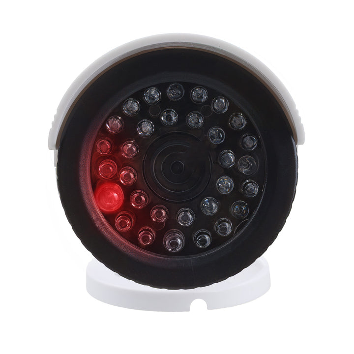 Attrappe einer Röhrenkamera, IR-LEDs, weiß, Stromversorgung 2xAA (im Lieferumfang enthalten), ABS, IR1800 W