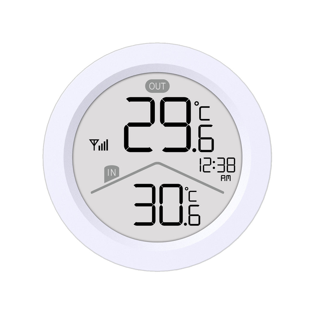 Drahtlose Wetterstation GreenBlue, Temperatur IN/OUT, Uhr, wahlweise °C / °F, Reichweite bis zu 60 m, GB162, 4x AAA-Batterie