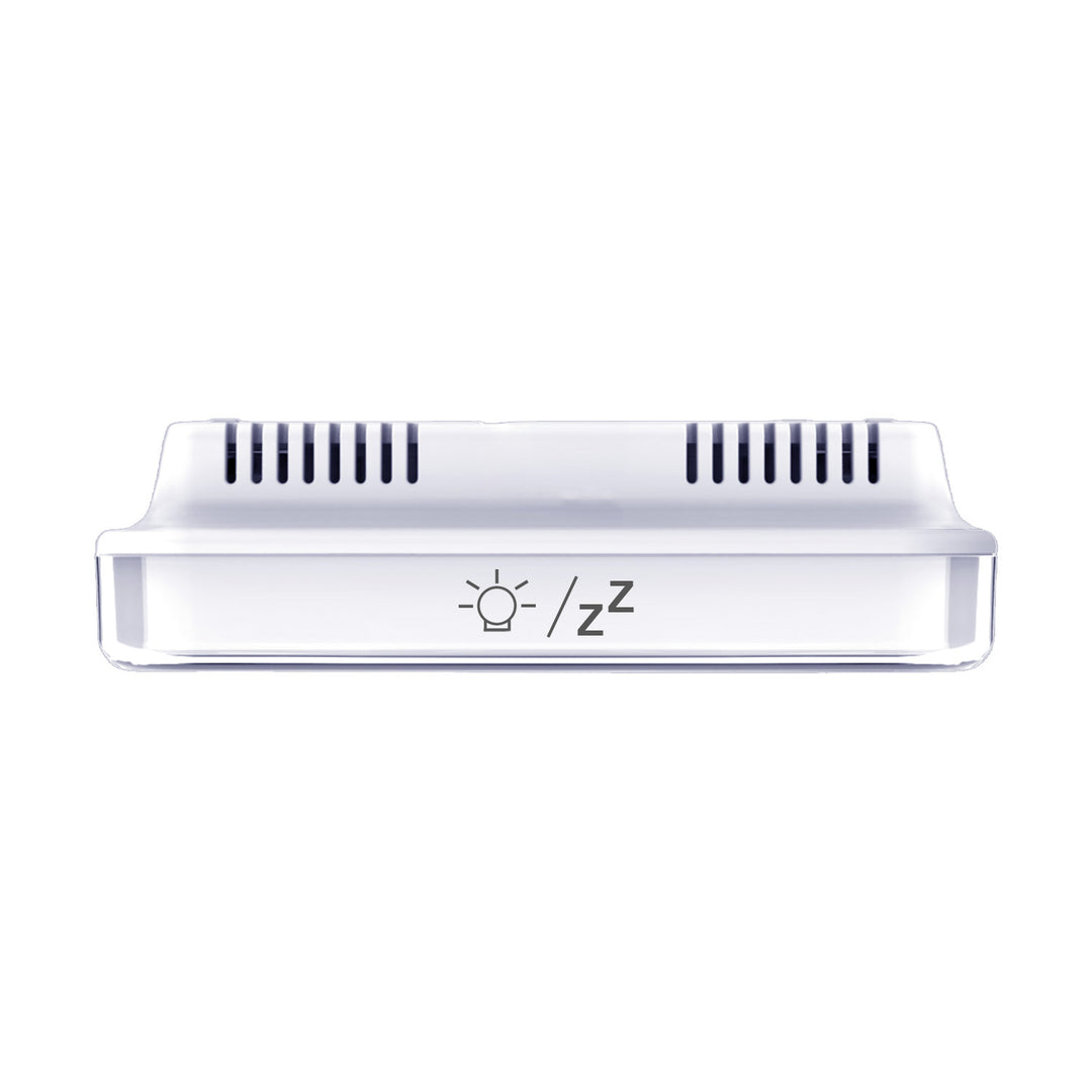 Drahtlose Wetterstation GreenBlue, Temperatur + Luftfeuchtigkeit IN/OUT, Uhr + Alarm + Datum, wahlweise °C / °F, Reichweite bis zu 60 m, GB169, 4x AAA-Batterie