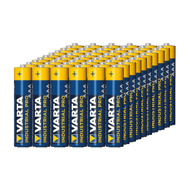 60x Batterie R-03 LR03 AAA Alkaline Varta Industrial 4003