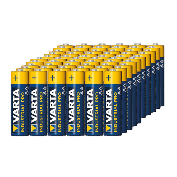 60x Batterie R-06 LR6 AA 1,5 V alkalisch Varta Industrial 4006