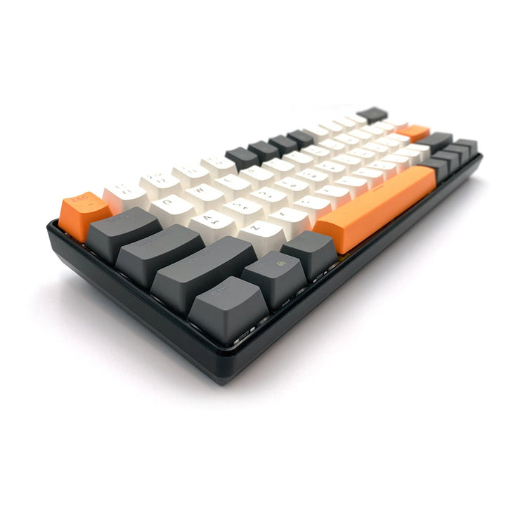 ZONE 61 – Mechanische Gaming-Tastatur, 60 % Short, mechanische Silent RED-Schalter, farbige Hintergrundbeleuchtung, 61 Tasten, USB-C, Mediatech