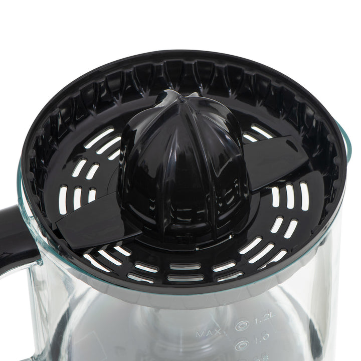 Adler Zitruspresse, Fassungsvermögen 1,2 l, maximale Leistung 60 W, schwarz, AD 4012