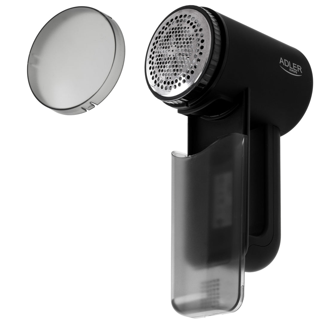 Adler Stoffrasierer, LCD-Display, 3 Geschwindigkeitsstufen, schwarz, AD 9617 black